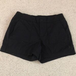 Ina High Waist Black Performance Shorts